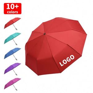 UV Foldable Custom <b>Smart</b> Luxury Automatic Folding Windproof Umbrella with <b>Solar</b> <b>Lights</b> - Product Image 6