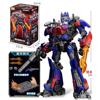 Blotransformers Transformers rakamlar baskı film ötesinde 1 Optimus Primes aydınlık versiyonu orijinal orijinal yapı taşı oyuncak birleştirin