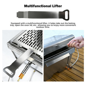 INBESTCAMP Fornello da Campeggio Pieghevole per Esterni, Superficie Piatta per Cucinare, Ideale per Tailgating - Product Image 5