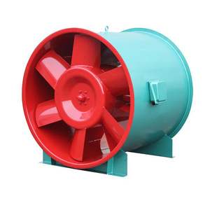 Ventilateur axial à haut débit HTF à double vitesse avec fonctionnement silencieux pour l'extraction de fumée et de fumée de feu, garages souterrains - Product Image 2