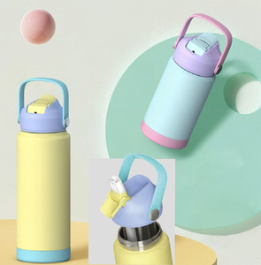 Botella de Agua Infantil Hong Ling con Tapa de Paja, Diseño Personalizado, Portátil, Aislada, para la Escuela y Viajes - Product Image 6