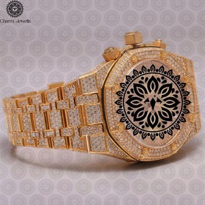 Montre en diamant moissanite de qualité supérieure, bijou de mode, montre élégante conçue pour un style raffiné, disponible à un prix raisonnable - Product Image 5