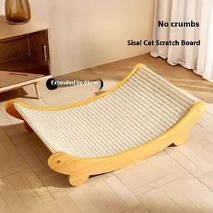 Tiragraffi per Gatti a Forma di Divano Resistente ai Graffi, Tavoletta Tiragraffi Durevole e Cuccia per Gatti 2 in 1, Prodotto per Animali Domestici - Product Image 2