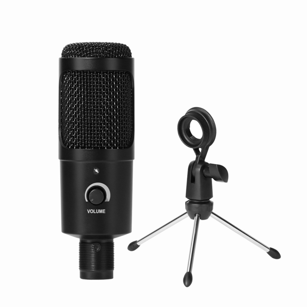Offre Spéciale Haute Qualité Condensateur USB Ordinateur Micro Studio Enregistrement Radiodiffusion Micro avec Pied De Micro USB micro