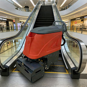 Macchina Elettrica per la Pulizia delle Scale Mobili |   Larghezza di Pulizia 510mm |   Nuovo Pulitore per Corrimano a Batteria in Plastica - Product Image 2