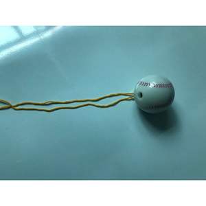 Juguete de béisbol con cuerda para niños, equipo de entrenamiento, plástico blanco, aumento 3x25 - Product Image 1