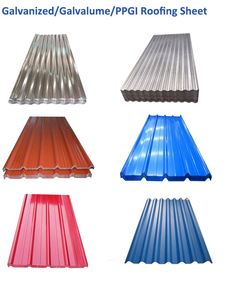 Kalt gewalzte Metalldach ziegel platten Verzinktes Ppgl-Dach blech Zinkalume-Wellblech aus verzinktem Stahl