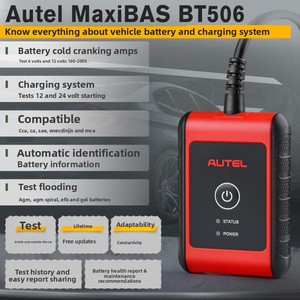 Daotong Aute Maxibas Bt506 12V Universal Montagem Bateria e Sistema Elétrico Tester para Windows OS - Product Image 1