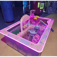 Aire de jeux intérieure commerciale pour enfants Table de jeu souple avec caractéristiques d'eau pour les tout-petits