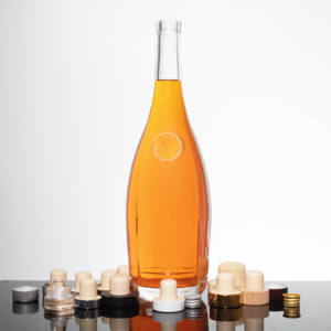 Bouteilles de vin uniques, bouteilles de whisky, mini-bouteilles de vin en verre de 750 ml avec <span class=keywords><strong>bouchon</strong></span> - Product Image 1