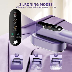 1300w 100 मिलीलीटर पोर्टेबल मिनी ट्रैवल स्टीमर लोहे के हैंडहेल्ड परिधान स्टीमर स्टीम इनिंग मशीन - Product Image 2