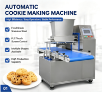 Machine automatique de fabrication de biscuits, machine de formage de biscuits commerciale, équipement de ligne de production de boulangerie, machine industrielle à biscuits
