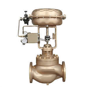 Vanne de régulation pneumatique OEM DN25 1 pouce AC220V WCB à bride, vanne à diaphragme pneumatique - Product Image 4