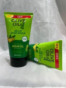 Gellie glassa tenere olio di argan styling gel olio d'oliva siero di protezione dal calore infuso con olio di cocco - Product Image 2
