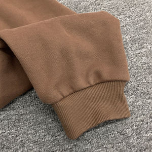 Sweat à capuche rétro streetwear personnalisé avec fermeture éclair, broderie et patch par sublimation, coupe-vent, décontracté, pour le sport - Product Image 6