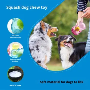 Durable Eco-Friendly Bear-Shaped Chew <strong>Toy</strong> for <strong>Dogs</strong> Indestructible Interactive <strong>Tennis</strong> <strong>Ball</strong> Teeth Cleaning Boredom Busters - Product Image 3
