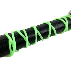 1m长绿色发光钢丝绳带袋交叉钓鱼线