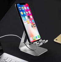 Support de tablette en métal réglable sur 3 niveaux, design ergonomique pour iPhone, iPad et tous les appareils intelligents