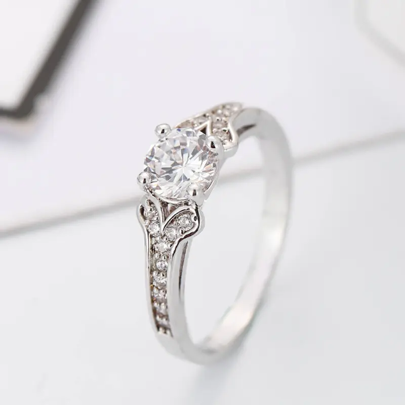DD6171ファッションカスタマイズキュービックジルコン指輪女性クラシック結婚指輪ジュエリー卸売