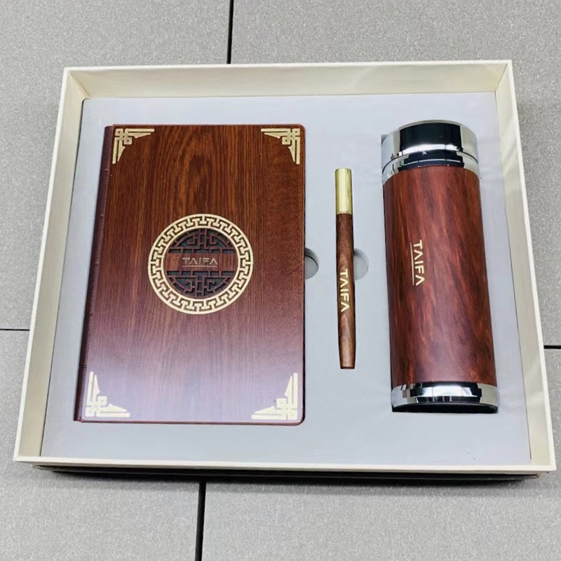 Новый дизайн, модный логотип, роскошный высококачественный кожаный блокнот и ручка, подарочный набор