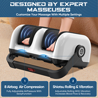 TODO-masseur portable japonais de compression de rouleau de pétrissage profond électrique Shiatsu pour pieds et mollets