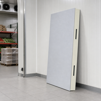 Panneau mural isolé en polyuréthane fait main avec système Cam-lock, taille personnalisée pour chambre froide de supermarché