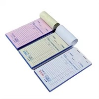 Prix d'usine de haute qualité reçu de facture personnalisé trois parties A5 carnet de livraison de commande de vente A5 Ncr formulaires papier autocopiants