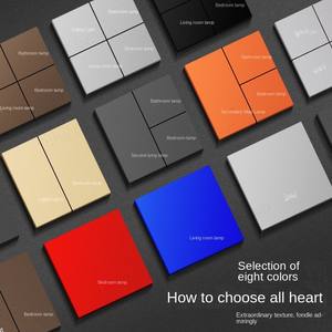 Panel Táctil Inteligente para el Hogar con 4 Teclas y Interruptor de PC de 10A para Iluminación Inteligente en Hoteles y Villas - Product Image 2