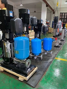 Pompe centrifuge centrale multi-étages intelligente à aspiration axiale avec entraînement magnétique VFD, pompe à eau verticale CDLF à commande VFD CDL - Product Image 5