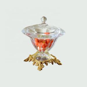 Arredamento <span class=keywords><strong>per</strong></span> la casa di cristallo di vetro barattolo di cibo <span class=keywords><strong>per</strong></span> frutta secca vasetti di vetro piatto con coperchi - Product Image 4