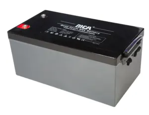 Haute qualité gel onduleur solaire batteries 260ah batterie de cycle profond de 12v