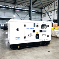 Groupe électrogène diesel silencieux Ricardo triphasé 32 kW à tension stable, alternateur sans balais 100 % cuivre, AVR, ATS pour la sauvegarde de bureau