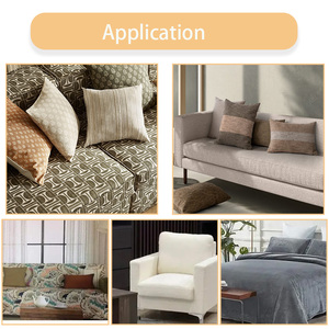 Tela de Tapicería de Poliéster de Alta Calidad con Textura de Terciopelo, Suave, 100% Poliéster, Tejido para Sofás, Peso Medio, 330 GSM - Product Image 6