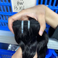 100% ¡Gran Oferta! Paquetes de Cabello Humano Ondulado Suelto Super Doble Trama, Completo de Raíz a Punta, Cabello Virgen para Tejer con Doble Trama