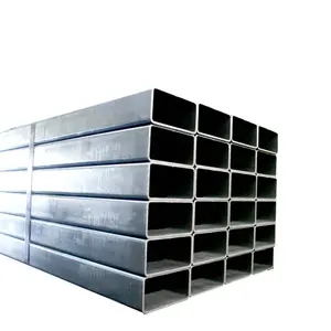 Q195 Low Carbon Black Steel Hot Dip Galvanized Coating Square Tube/Rectangular Hollow Tubular Steel Pipe