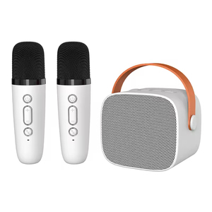 Altavoz Karaoke Bluetooth Portátil Mini CHXDEV con Micrófono Inalámbrico, Luces de Colores para Niños y Adultos, Metal Activo RGB - Product Image 1