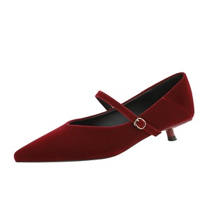 2388 Scarpe da Donna <span class=keywords><strong>Eleganti</strong></span> in Stile Coreano, in Camoscio di Alta Qualità, con Punta Affusolata, Tomaia Bassa e Tacco Basso, Ideali per l'Ufficio - Product Image 3