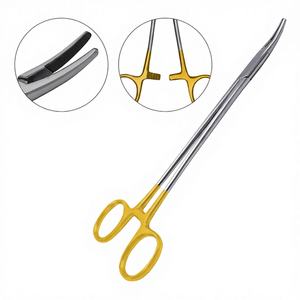 HEANEY ( Mayo-Hegar ) ที่จับเข็มสแตนเลสแบบแมนนวล พร้อมหัว TC สำหรับผ่าตัดทางนรีเวช ได้รับการรับรองมาตรฐาน CE - Product Image 1