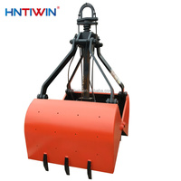 Godet de préhension hydraulique mécanique à câble unique HNTIWIN de haute qualité, prix usine, avec moteur et télécommande sans fil