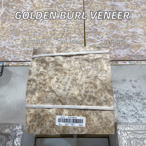 Chapa de Madera de Madroño Dorado de Alta Calidad y Ecológica, Marca Lingfeng, para Exteriores, 0.5mm, Textura Natural Suave, Diseño Moderno para Muebles - Product Image 2