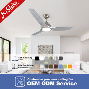 1stshine Ventilateur <span class=keywords><strong>de</strong></span> plafond Logo personnalisé 220V 52 pouces Fashion Dimmable LED Ventilateur <span class=keywords><strong>de</strong></span> plafond avec Smart APP - Product Image 4