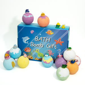 Commerce extérieur transfrontalier jouets océaniques ensemble de boules de <span class=keywords><strong>sel</strong></span> de <span class=keywords><strong>bain</strong></span> boule de <span class=keywords><strong>bain</strong></span> à bulles explosive boîte-cadeau pour <span class=keywords><strong>bain</strong></span> pétillant pour enfants - Product Image 5