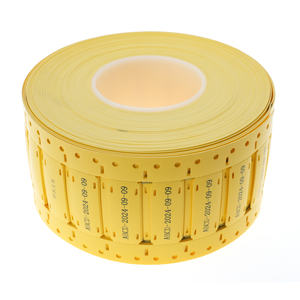 PVC resistente identificação impressão térmica cabo marcador Tags e Heat Shrink mangas para cabo identificação tubo - Product Image 5