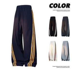 <span class=keywords><strong>Pantalon</strong></span> de jogging décontracté pour <span class=keywords><strong>homme</strong></span>, coupe mi-ample, style gaufré large, <span class=keywords><strong>élastique</strong></span>, lourd, style Normcore/Minimaliste - Product Image 2