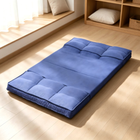 Canapé-lit moderne pliable en tissu, dossier réglable, confortable, soutien dorsal, polyvalent pour salon et chambre