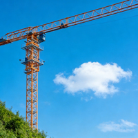 Grúa Torre DAHAN Construction QTZ200-7015, Máquina de Elevación de 10 Toneladas, Longitud de Brazo de 70 m, Parte Superior Plana, Certificación CE, Capacidad de Elevación de 200 t.m