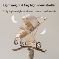 Pliage facile, léger et peu encombrant, inclinable et réglable, en alliage d'aluminium durable, tout-terrain, pour la randonnée, le camping et les accessoires pour bébé