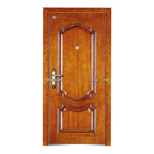 Puertas de madera de alta calidad, diseño moderno personalizado, <span class=keywords><strong>puerta</strong></span> principal de seguridad blindada de china - Product Image 1
