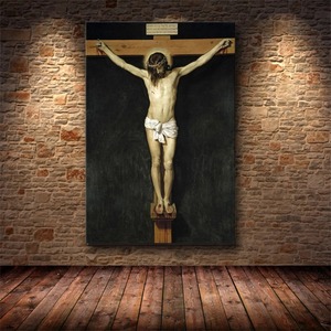 Tableaux sur toile murales du Christ Crucifié, reproductions chrétiennes célèbres, art déco abstrait, images murales de Jésus pour salon - Product Image 2