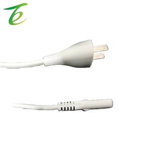 Câble d'alimentation en cuivre pur blanc à huit brins standard national Millet 0,75 mm² PVC pour fer à friser et lampe de bureau - Product Image 2